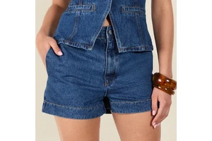 Factory Direct Vintage Sexy Y2k Denim Shorts Women Mid Waist Summer Casual Wear Print Soft Fabric Comfortable Fit Supply