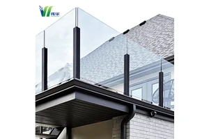 Outdoor Balcony Glass Balustrades Handrails And Fence Panels Made Of Laminated Safety Glass From Glass Factory