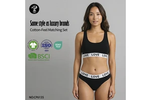 Wholesale 2 Piece Bra And Panties Sets OEM&ODM Women Breathable Vest Top Yoga Sports Underwear Ladies Women's Bra & Brief Sets
