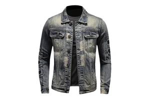 Autumn and Winter Jackets Trendy and Cool Denim Jackets for Spring and Autumn Loose and Casual Coat Jacket for Men OEM