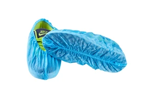100-Pack Anti-Skid Non-Woven Disposable Shoe Cover Non-Slip Safety Boot & Shoe Covers Fits Most Shoes