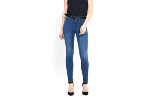 Women's Jeans Pant Casual Straight Ladies High Waist Ladies Jeans Pants Full Length Denim Jeans Pants