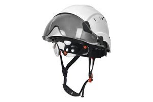 High Quality ABS Breathable Adjustable Hard Hat Double Visor Eye Protection Design Construction Hard Hat