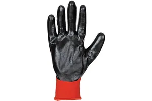 Nitrile-Coated Safety Gloves: EN388 Anti-Impact, Anti-Slip, Waterproof and Touchscreen Compatible