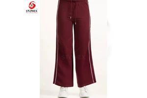 Hot Sale Women's Plus Size Stylish Trouser Drawstring 100% Cotton Breathable Quick Dry Comfortable Slim Fit Autumn Fast Shipping