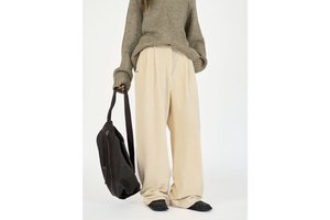 Autumn Winter New Korean Version Fashionable High Loose Women's Denim Overalls Jumpsuits Straight Leg Corduroy Casual Pants Soft