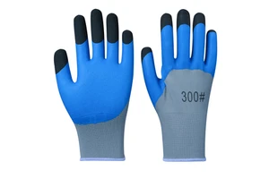 High Quality High Slip Resistance Abrasion Resistance Latex Coated Waterproof Anti-Cut Anti-Static Labor Protection Gloves