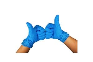 Disposable 100% Nitrile Safety Gloves 9 Inches Black Barber Tattoo Shop Gloves Customized Nail Latex Free Gloves
