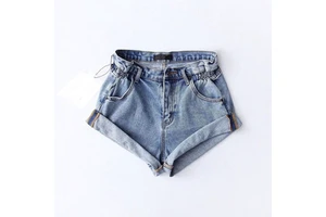 Factory made denim shorts Latest Design Denim shorts for Women Washed Ripped Jeans Short Women Short Jeans for Girls