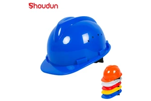 Classic V-shaped Head Protection Hard Hat Construction Safety Work Helmet Industrial Safety Helmet Factory Direct Cheap