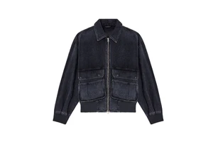 High Street Europe Spring Hip Hop Stylish Vintage Washed Multi-pockets Wholesale Jean Denim Jackets Men's Standard Thickness
