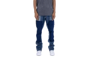 Best Selling Casual Men's Denim Jeans Regular Fit Men's Jeans Blue Slim Denim Pants for Men Straight Denim OEM Serviced