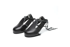 Sunland Genuine Leather Non-slip Protective Anti Smash Safety Shoes Cover for Visitors with Steel Toe Cap