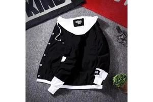 Wholesale Casual Men's Denim Jacket 100% Cotton Single Breasted Custom Logo Print Autumn Streetwear Fashion Embroidery