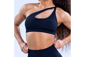 CIYING Wholesale Women Gym Workout Cross Backless Sport Bra Custom logo Seamless Yoga One Shoulder Gym Sports Bra