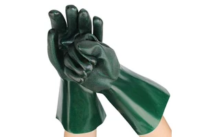 Wholesale High Quality Chemical-Resistant PVC Industrial Safety Gloves Flexible & Durable Work Hand Protection