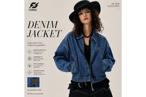 Women's New Fashion Reversible Denim Jacket Black Plain Washed Cotton Wholesale Casual Jacket for Women with Finished Processing