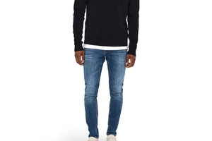 Men's Casual Straight Embroidered Classic Loose Fit Hip Hop Pants Vintage Trousers High Quality Custom Washed Denim Jeans