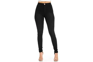 Ladies New Woman Denim Spandex Summer Jeans Slim Fit Black Denim Pants