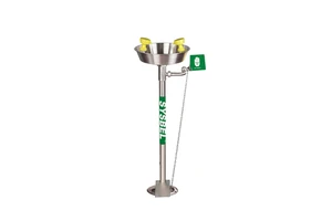 SYSBEL CE Approved ANSI Standard Pedestal 304 Stainless Steel Emergency Safety Eyewash Station