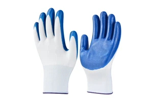 Breathable Nitrile Rubber Coated Safety Gloves Heavy Duty Industrial Work Gloves Durability Warehouse Gardening