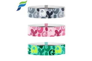 YETFUL Wholesale Resistance Yoga Bands Strips Customized Color High Elastic Polyester Fabric Booty Bands Hip Loops Home Use