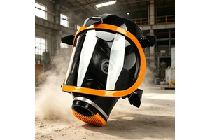 Self-contained Reusable Filtering Respirator-Silicone Half-Face Mask with Activated Carbon Canister