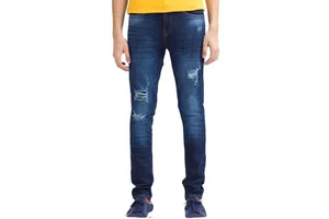 Men's Plus Size Casual Denim Jean Pants New Fashion High Street Style Solid Pattern Breathable Hot Selling Jeans for Autumn