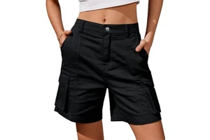 Perfect Design Denim Shorts For Women Fashionable Knee Length Panties Shorts Loose Fit High Waist Summer Women's Denim Shorts