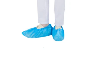 Disposable Non Woven Shoe Covers with Printing PP Anti-skid Boot Covers Waterproof Shoe Cover