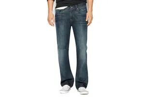 Large Embroider Boot-cut Men Jeans Plus Size Pants &amp; Jeans