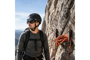 VMAXET Climbing Hiking Cave Exploration ABS EPS Climbing Helmet CE Certified 11 Vents Breathable Lightweight Adjustable Unisex