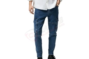 Competitive-Price Wholesale Fashion-Classic Denim Wholesale-Straight Business Casual Stretch-Spring Winter Plus-Size Men's Jeans