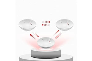 Australia As3786 Approved Photoelectric Smoke Alarms 10 Years Battery Powered Wireless Interconnected Smoke Alarm Fire Alarms