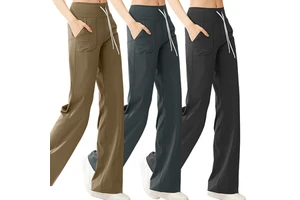 Yoga Pants High Waist Drawstring Nylon Yoga Loose Pants Autumn Sports Fitness Quick-drying Breathable Fashion Leggings for Women