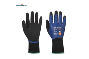 Portwest AP01 ANSI/ISEA Cut Level 3 Double Dipped Latex Coating Waterproof Cold Resistant Keeping Warm Full Ocated Safety Gloves