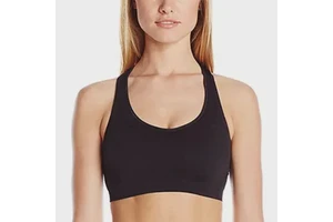 New Solid Color Spandex/Polyester Sexy Racerback Yoga Sports Bra Front High Support Quick Dry Breathable Fitness Bra for Women