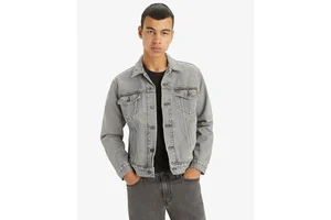 Solid Color Latest Design Men Denim Jacket Custom Relaxed Fit Men Brand Stylish Jeans Washed Denim Jacket