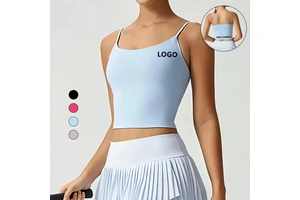 New Women's Seamless Breathable Sports Bra High Strength Shockproof Anti-sagging Running Yoga Fitness High Support Spaghetti
