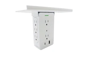 8 Outlet Surge Protector Power Socket Wall USB Power Strip 8 Outlets 15A Rated Current Copper ABS CUL CETL For Plug