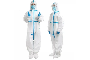 Disposable Dust Proof Anti Static Safety Type 3 4 5 6 13688 Anti Harmful Particles Protective Coverall