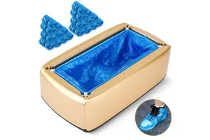 Automatic 200pcs Disposable Shoe Cover Dispenser Durable Machine For Indoor Use Fits Most Shoe Sizes For Home,Office, Hospital