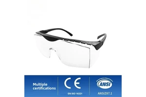 Anti-Shock Anti-Splash Full-Frame Uncoated Safety Glasses No Frame Lightweight High Light Transmittance Universal Eye Protective