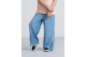 DONIER Women's Stylish Wide Leg Denim Overalls & Jumpsuit-GC294