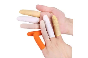Waterproof Protective Cover Rubber Latex Finger Cover Disposable Non-Slip Thickened Safety Gloves