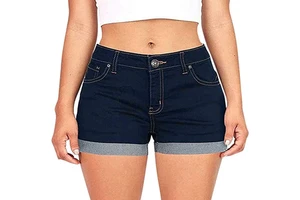 Wholesale Denim for Women's Women's Denim With Pockets Design Shorts Denim Stylish Shorts Branded OEM Breathable
