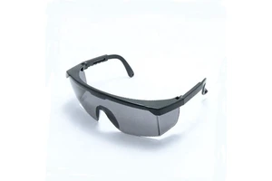 Eye Protection Anti-Impact Polycarbonate Safety Glasses Plastic ANSI Z87.1 CE EN166 Certified Anti-Scratch Clear Lens Black