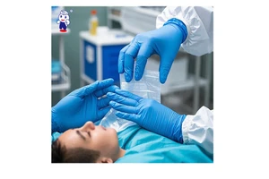 High Quality Non-sterile Dental Food Cleaning Powder Free Medical Examination Disposable Nitrile Gloves