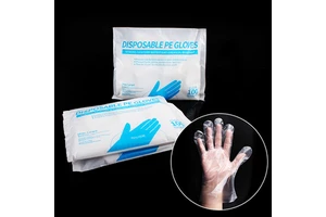 Food Grade Disposable Plastic Gloves, Bulk Pack Safe for Food Handling, Kitchen Cleaning & Restaurant Food Prep