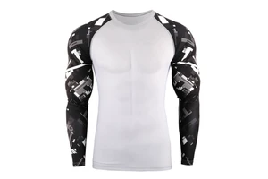 Womens yoga rashguard athletic stretch moisture wicking quick dry fitness running gym pilates top